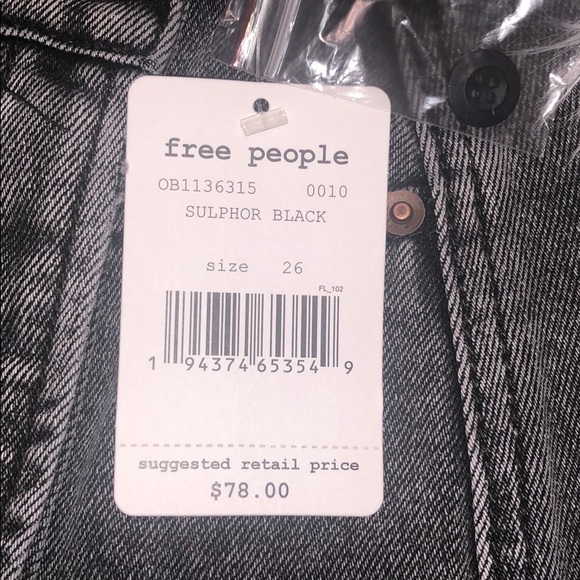 FREE PEOPLE Parker Wrap Denim Mini Skirt - Picture 8 of 8